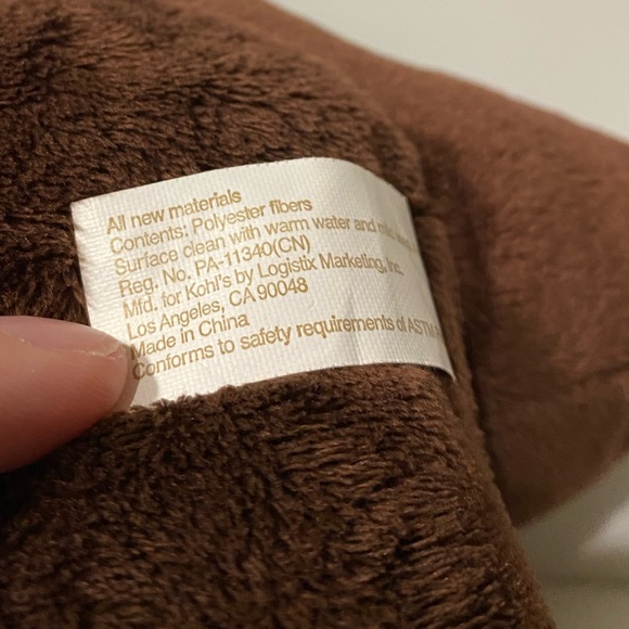 Kohl’s Cares Triceratops Plush Brown Dinosaur Stuffed Animal Toy 12 inch - Picture 12 of 12